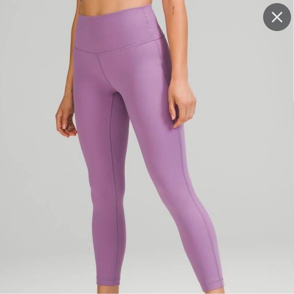Light Purple Lululemon Wunder Under Leggings